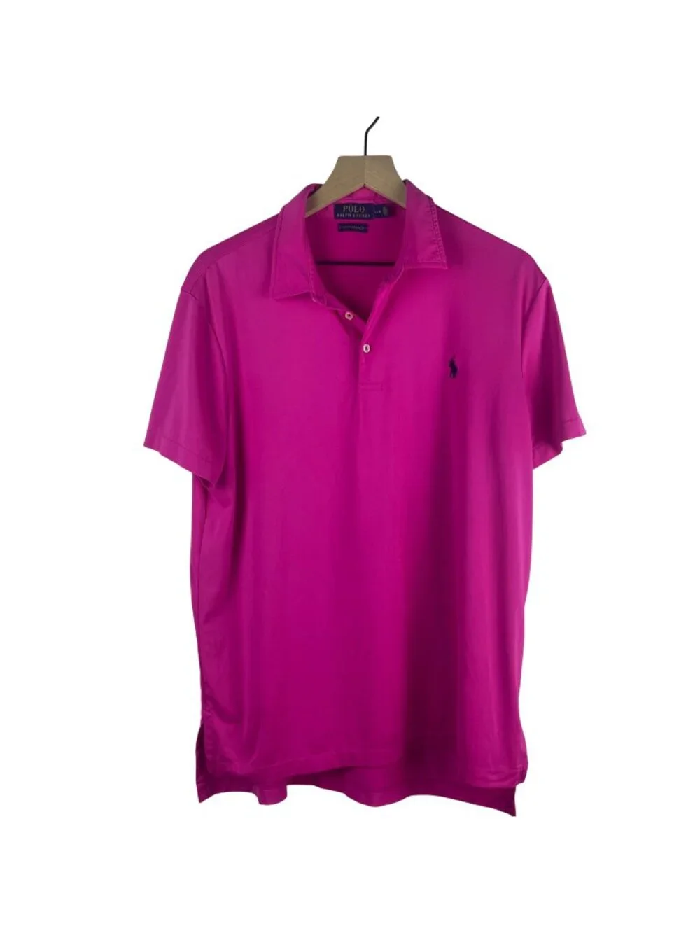 Polo Ralph Lauren Men's Performance Golf Polo Shirt Size Large Hot Pink